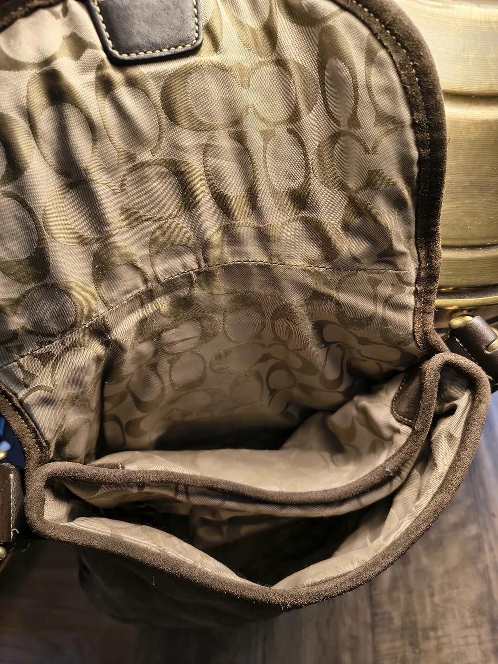 Coach Suede 2003 Soho Fringe Bag ♥️ Cowhide Leather ♥️ Vintage ❤️❤️ - Picture 8 of 15